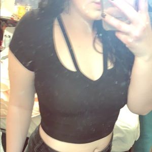 Black Crop Top